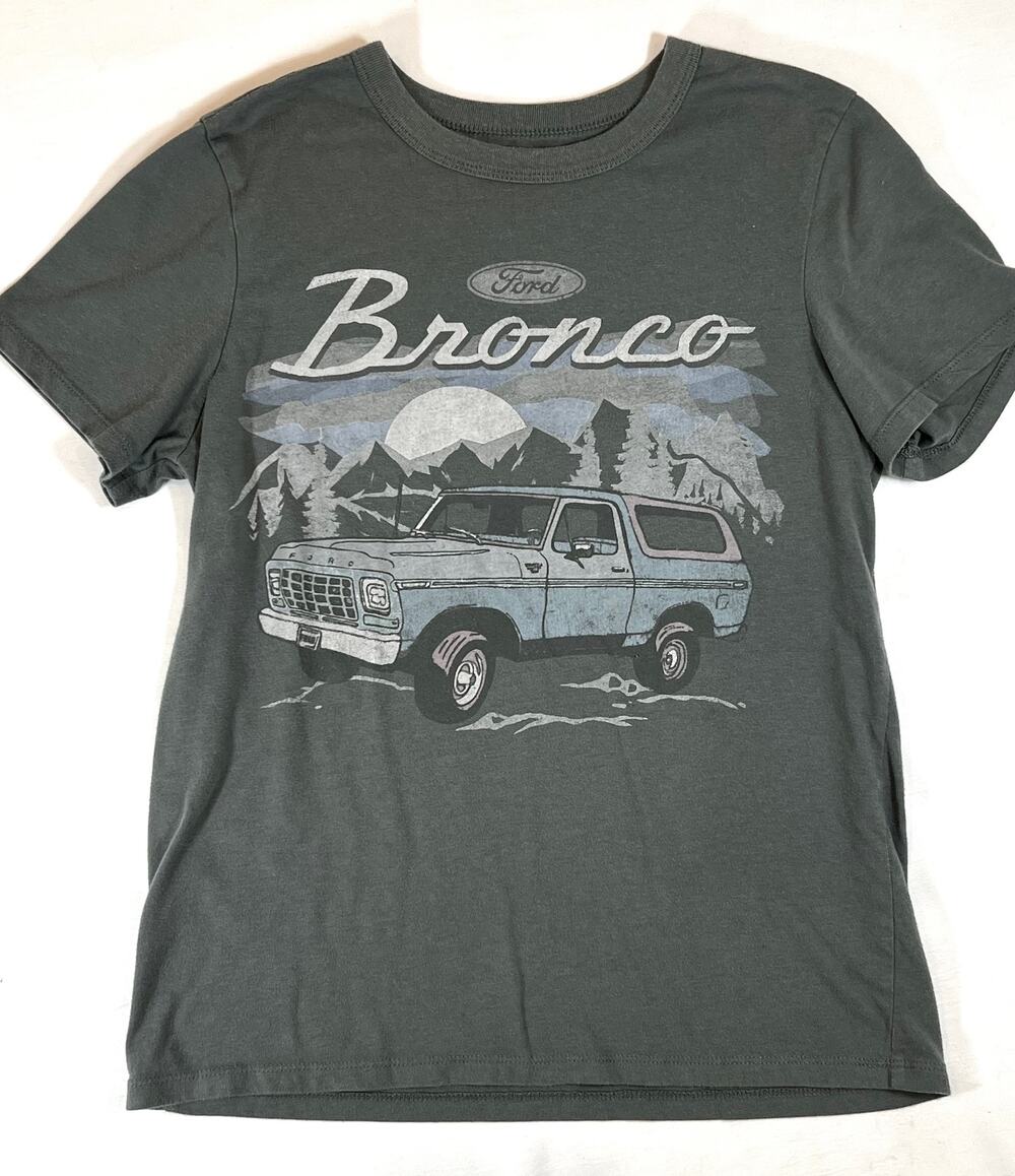 Ford Bronco Vintage Green Tee - Adult Size XS - preowned